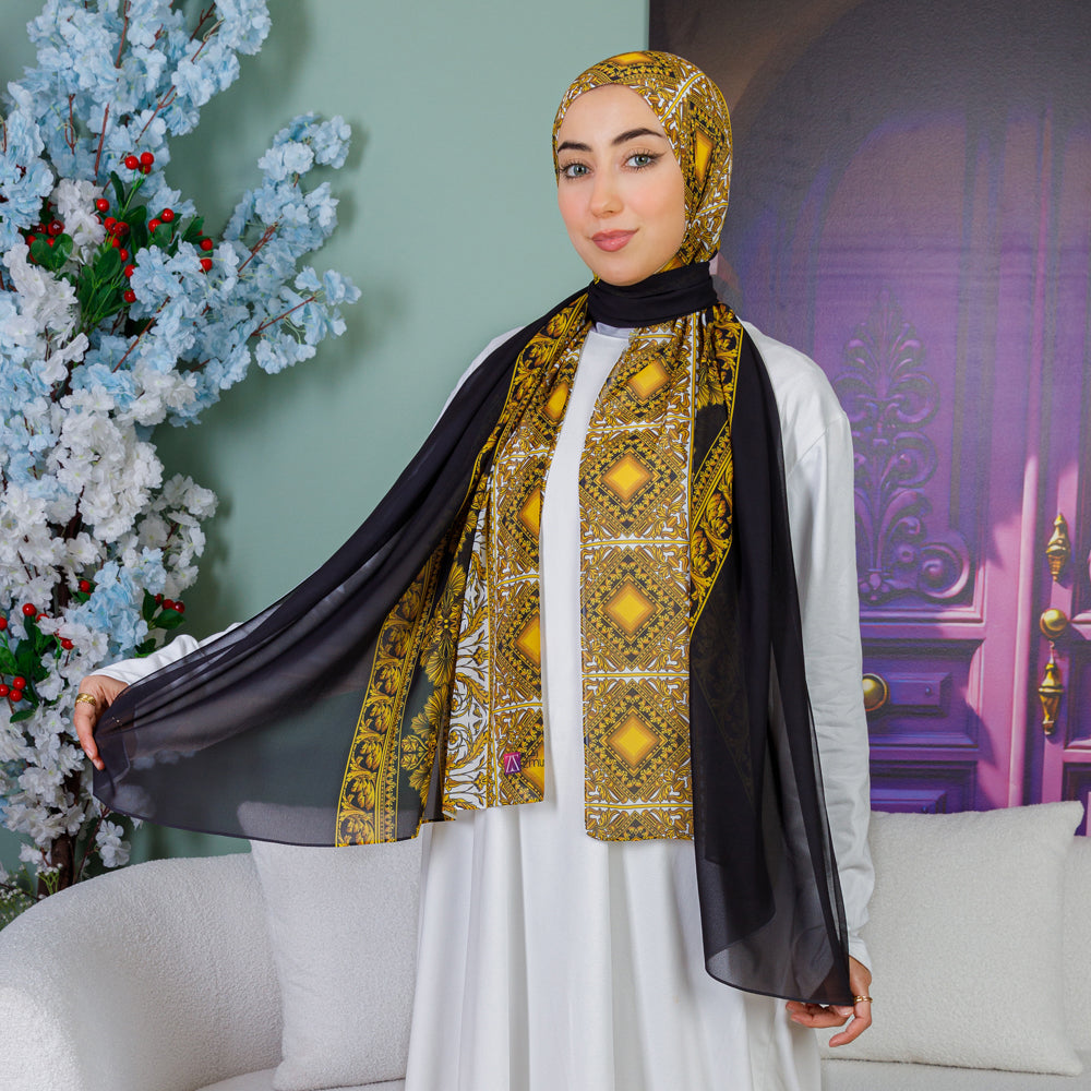 Chiffon Hijab -Printed