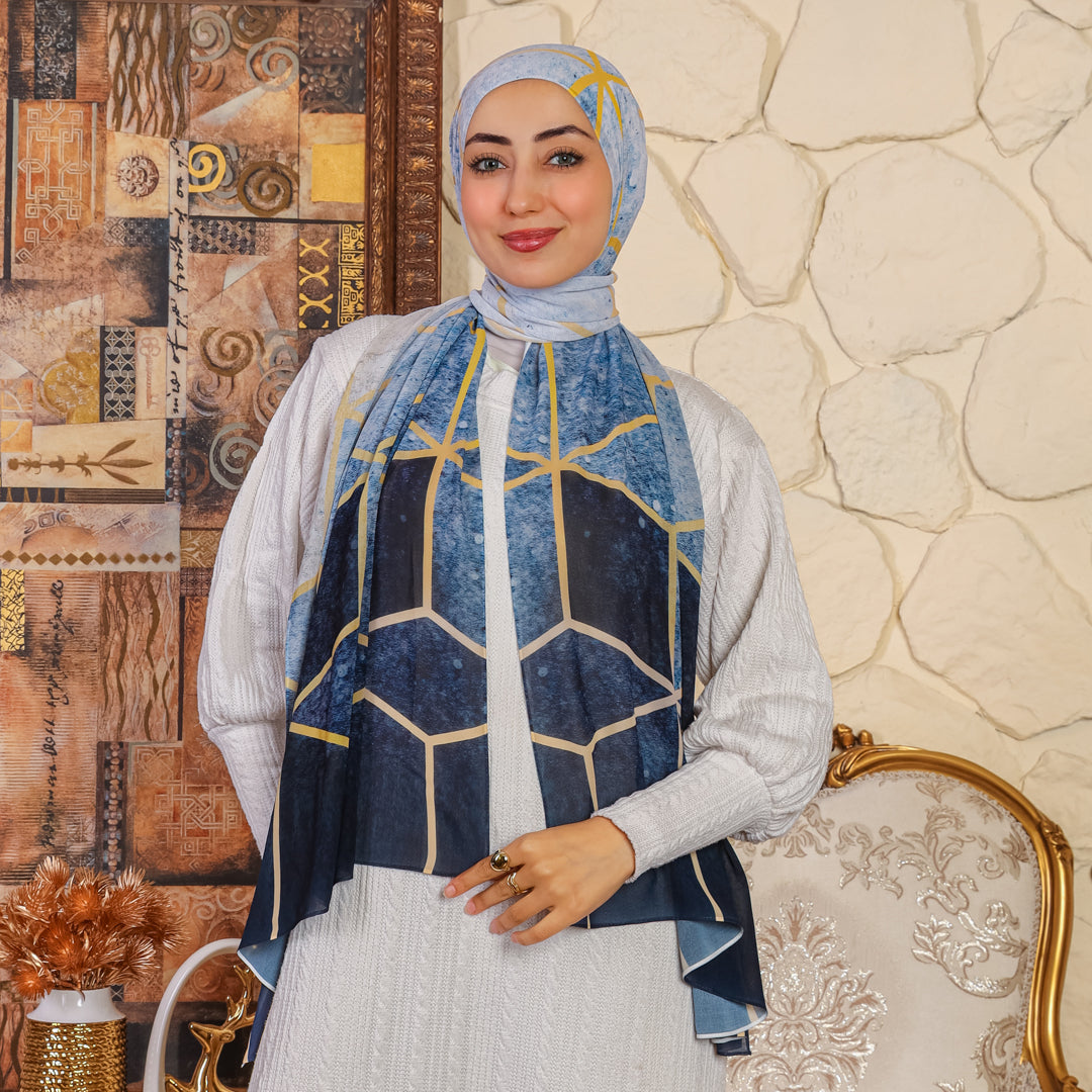 Chiffon Hijab -Printed
