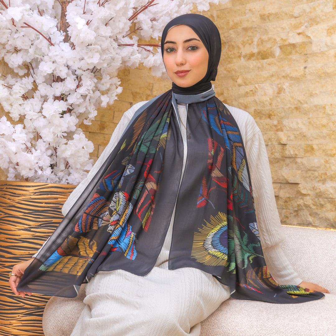 Chiffon Hijab -Printed