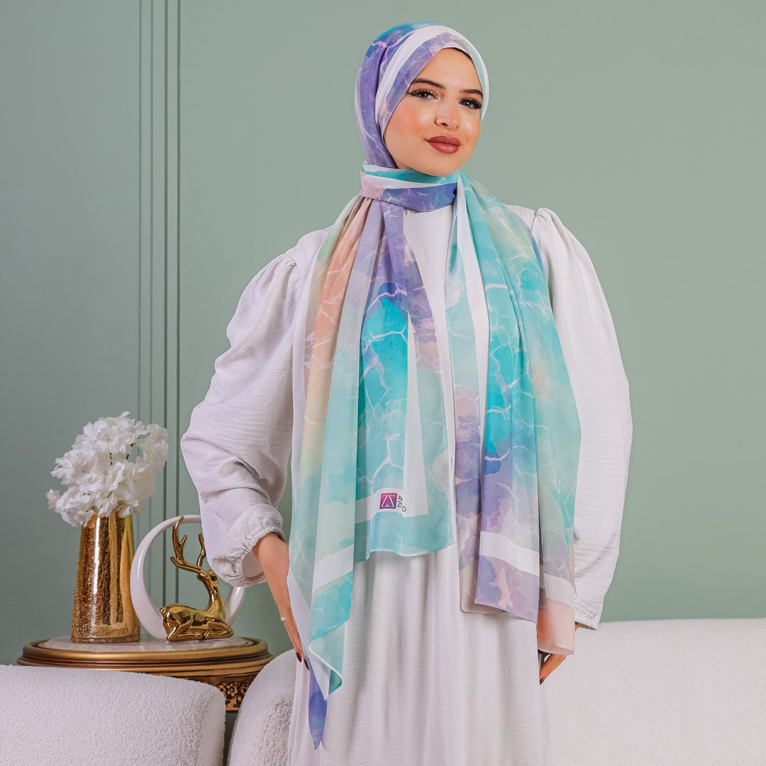 Chiffon Hijab -Printed