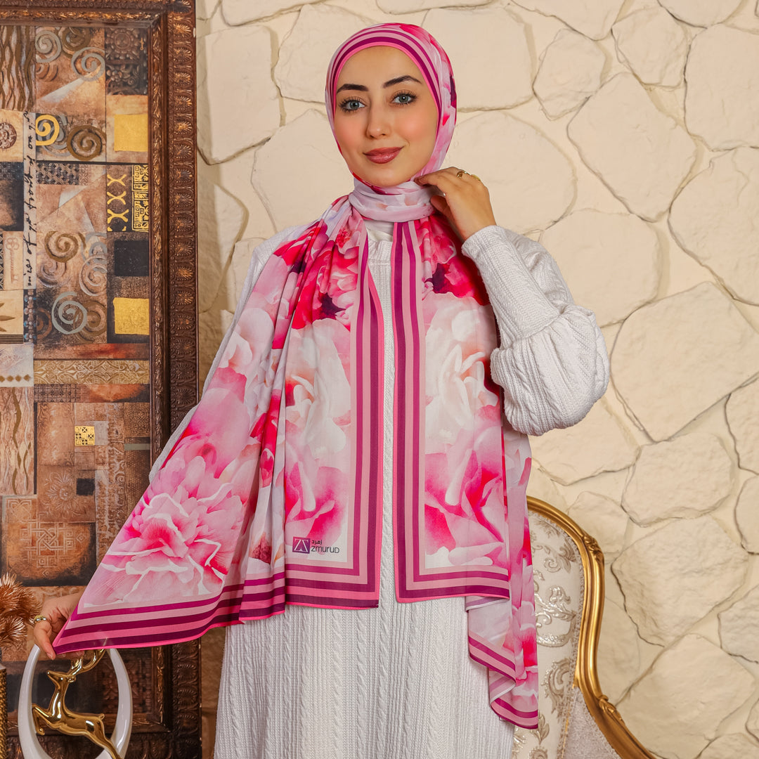 Chiffon Hijab -Printed