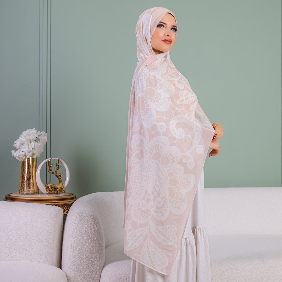 شيلة شيفون - مطبوع