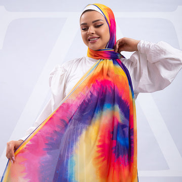 Chiffon Hijab -Printed