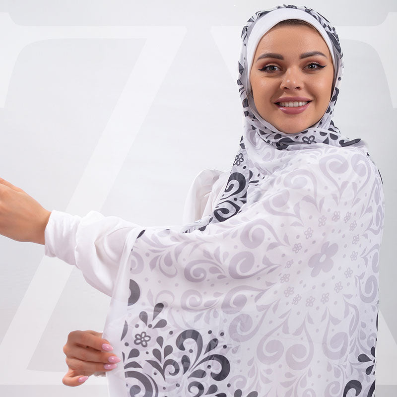 شيلة شيفون - مطبوع