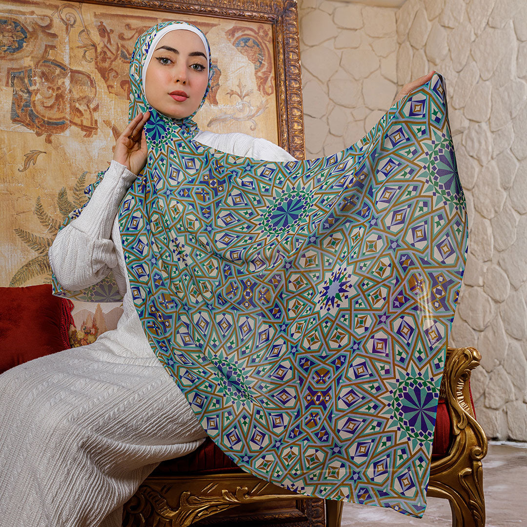 شيلة شيفون - مطبوع