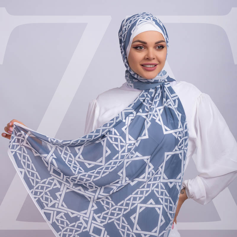 Chiffon Hijab -Printed