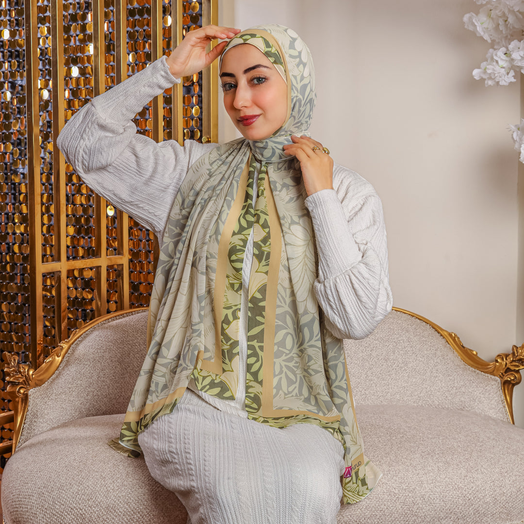 شيلة شيفون - مطبوع