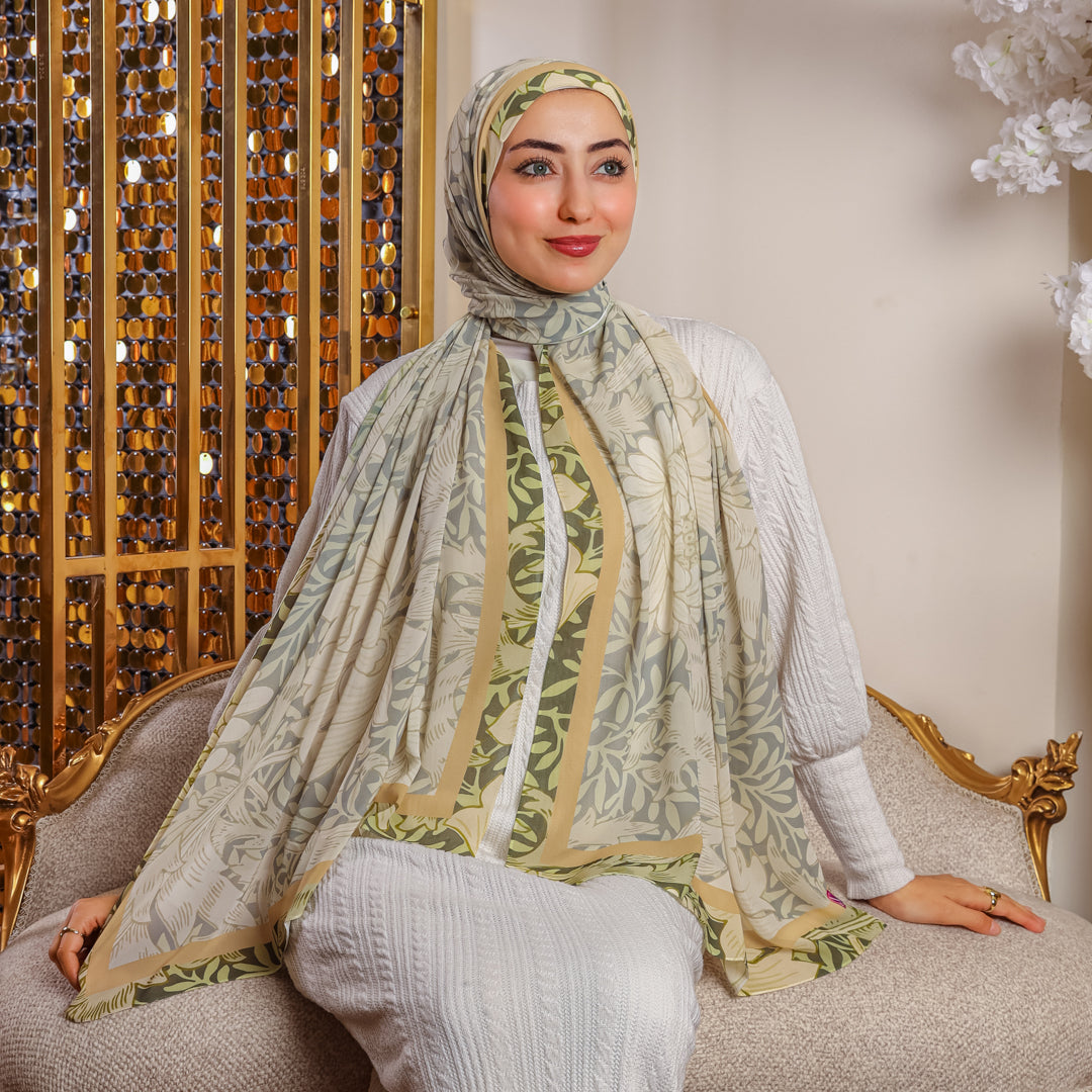 شيلة شيفون - مطبوع