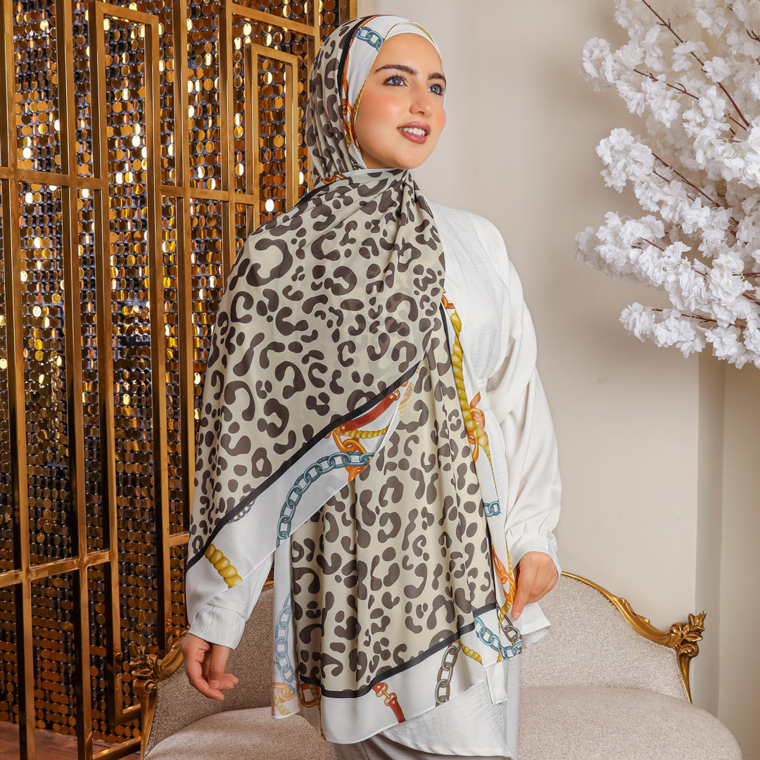 Chiffon Hijab -Printed