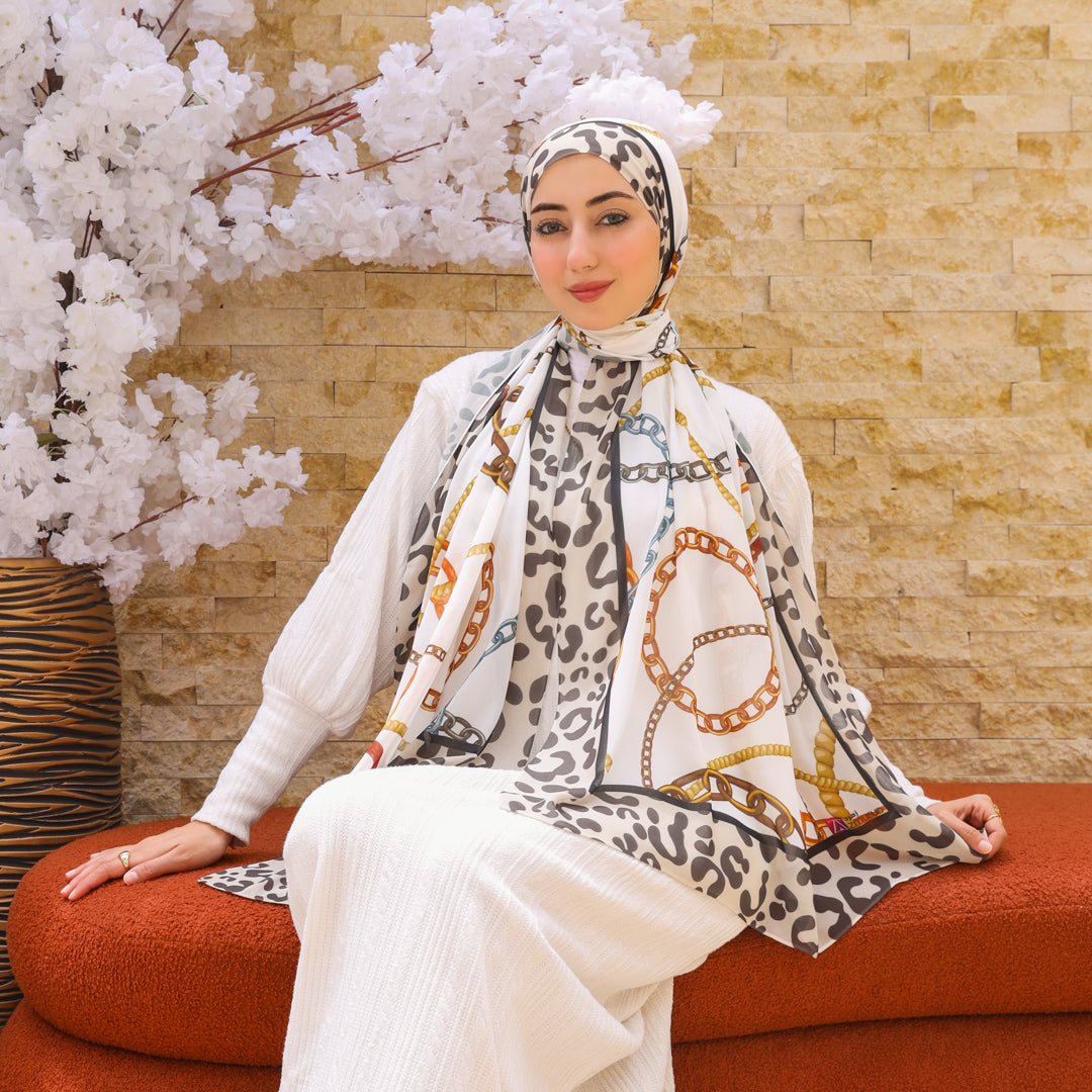 Chiffon Hijab -Printed