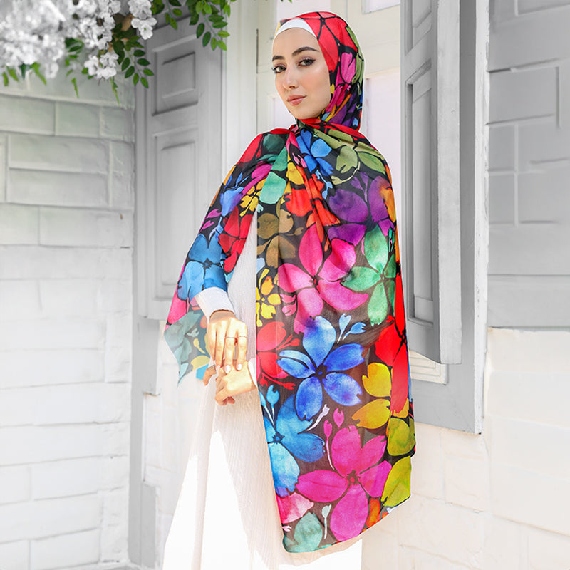 Chiffon Hijab -Printed