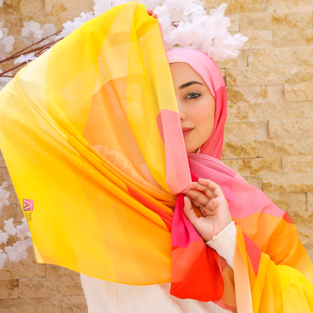 Chiffon Hijab -Printed