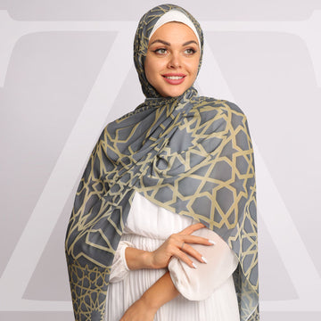 شيلة شيفون - مطبوع