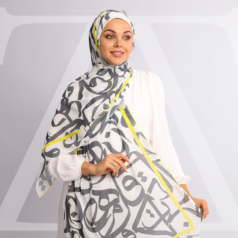 Chiffon Hijab -Printed