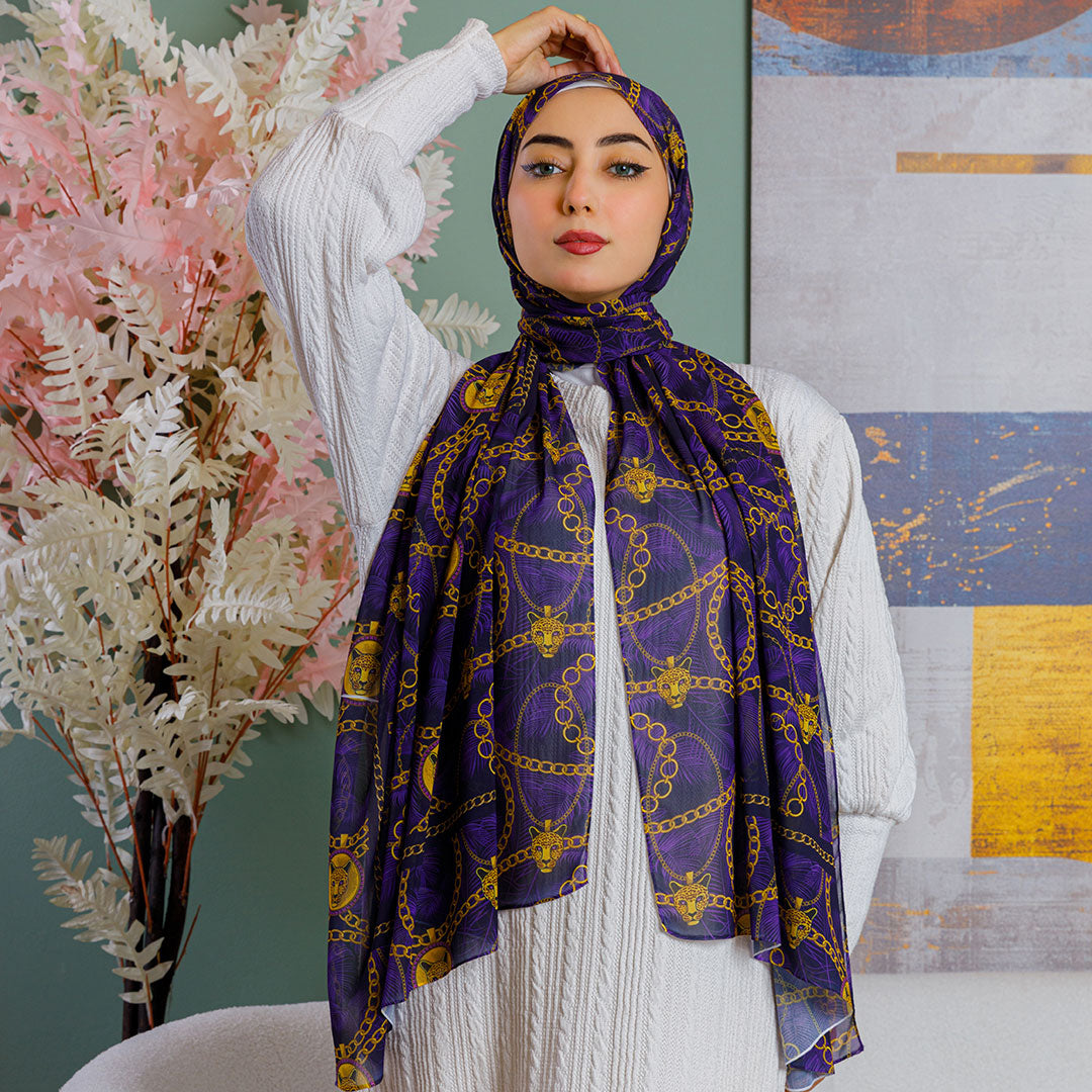Chiffon Hijab -Printed