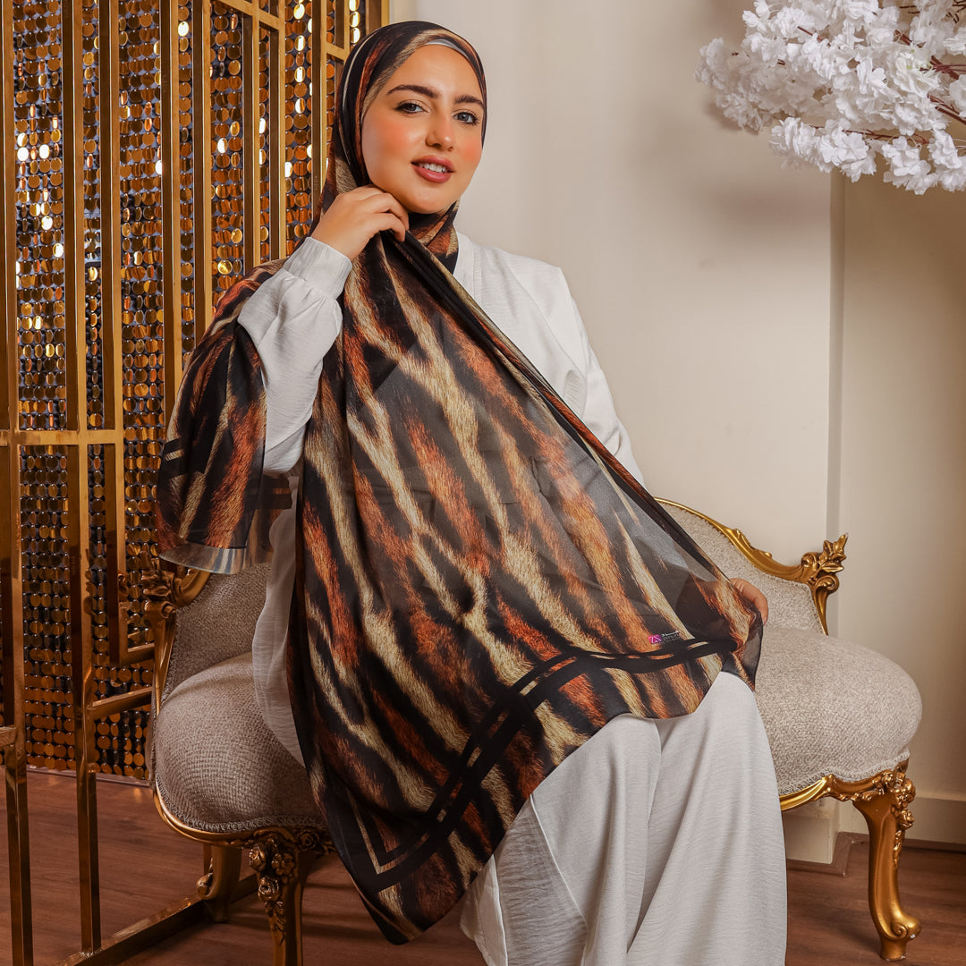 شيلة شيفون - مطبوع