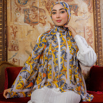 شيلة شيفون - مطبوع