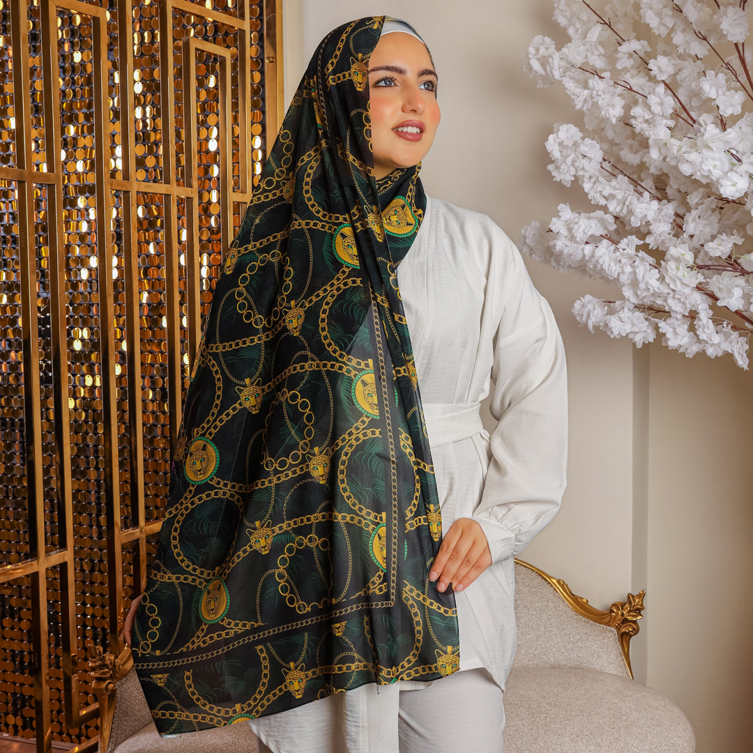 Chiffon Scarf -Printed