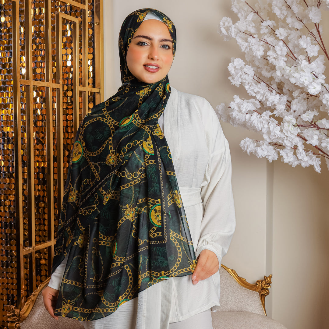 Chiffon Scarf -Printed