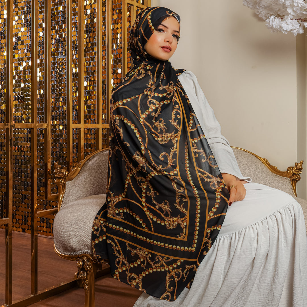 شيلة شيفون - مطبوع