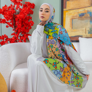 شيلة شيفون - مطبوع