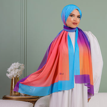 شيلة شيفون - مطبوع