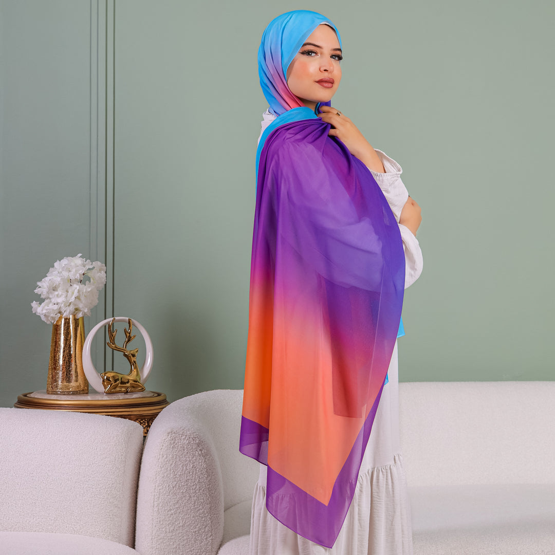 شيلة شيفون - مطبوع