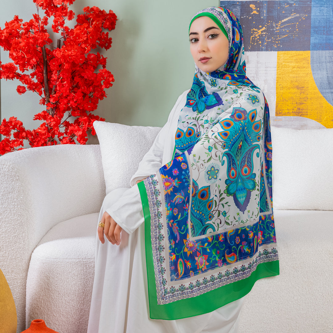 Chiffon Scarf -Printed