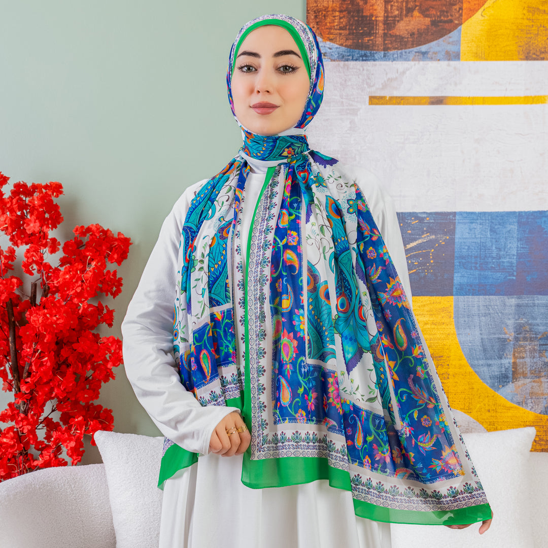 Chiffon Scarf -Printed