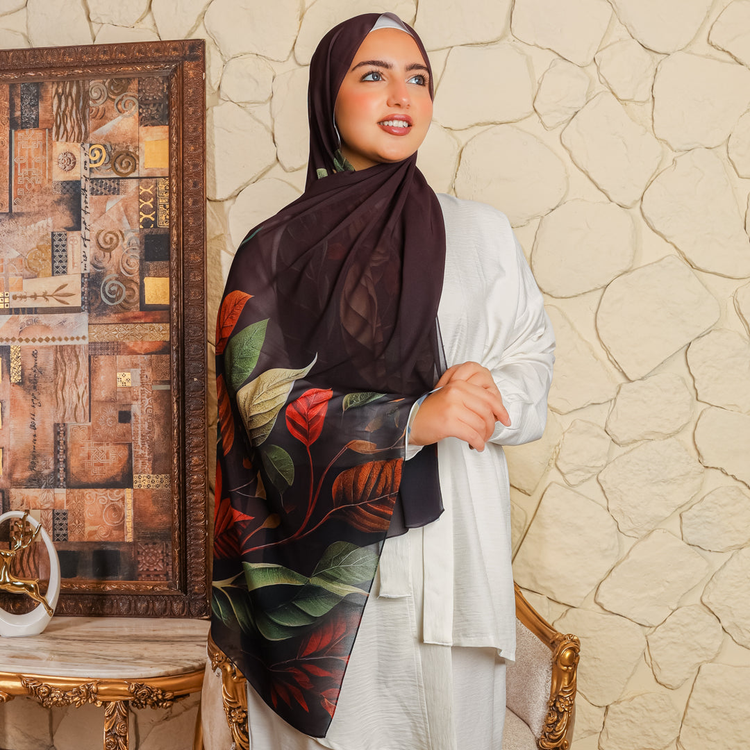 شيلة شيفون - مطبوع