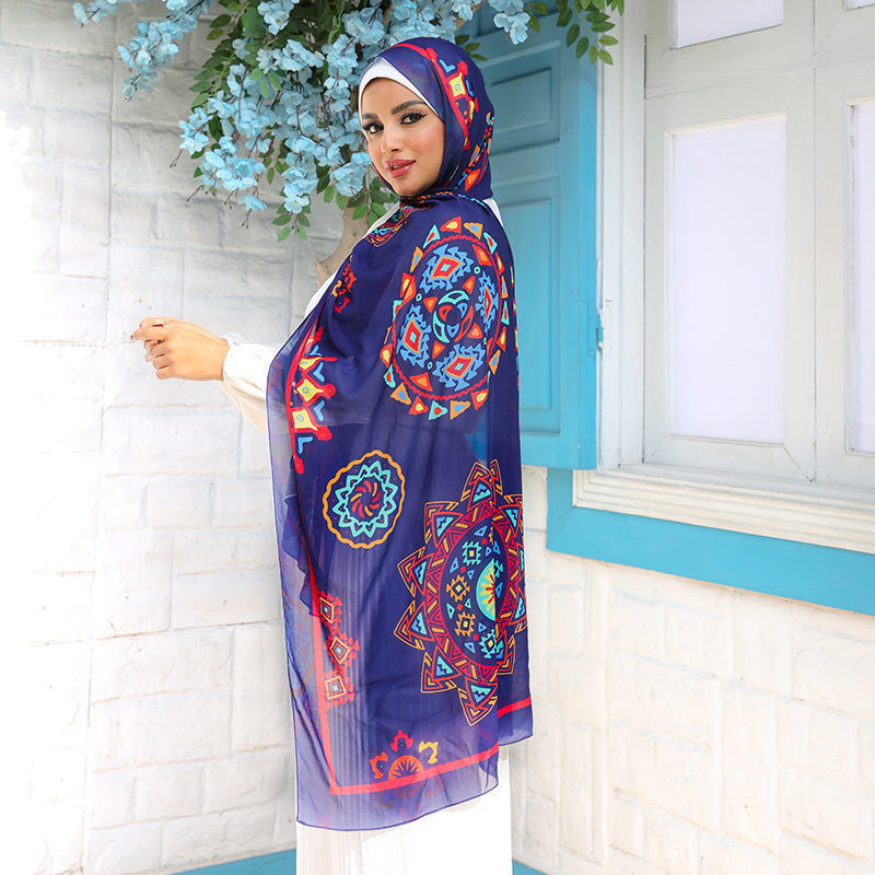 Chiffon Hijab -Printed