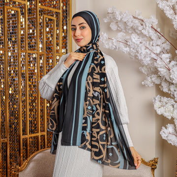 Chiffon Hijab -Printed