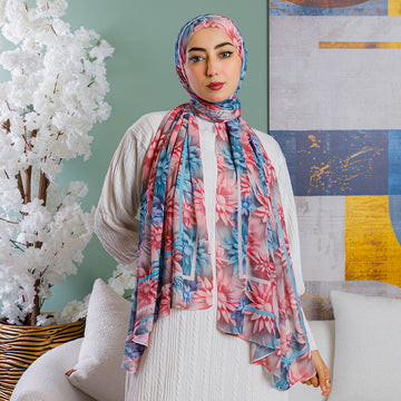 Chiffon Hijab -Printed