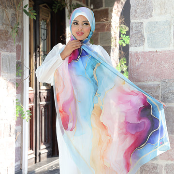 Chiffon Hijab -Printed