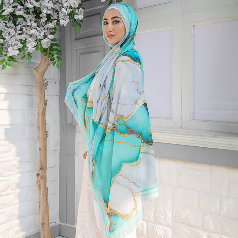 شيلة شيفون - مطبوع