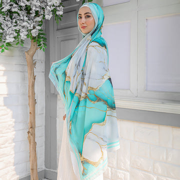 شيلة شيفون - مطبوع