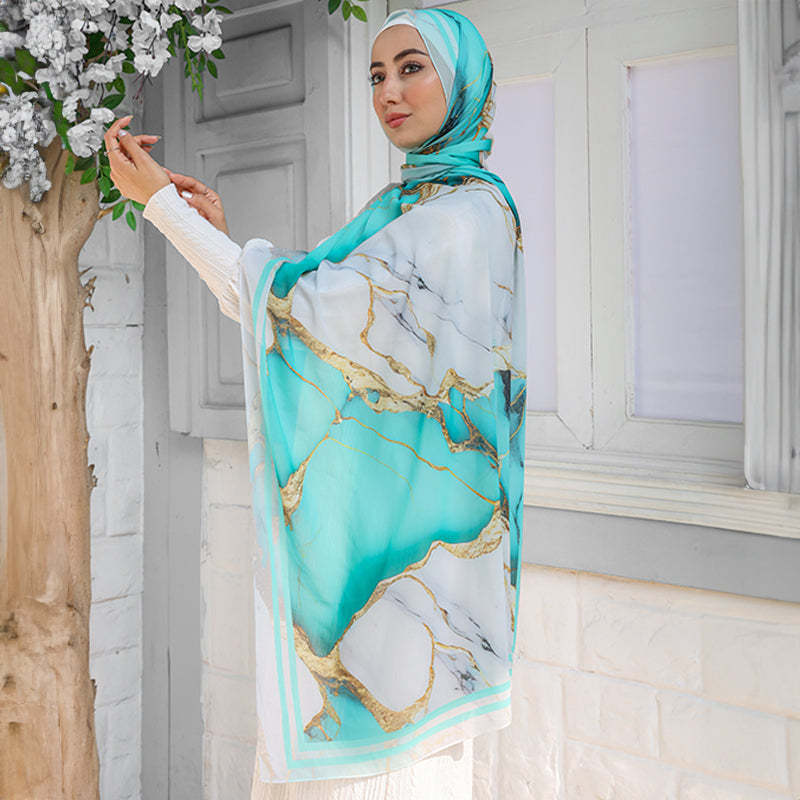 شيلة شيفون - مطبوع