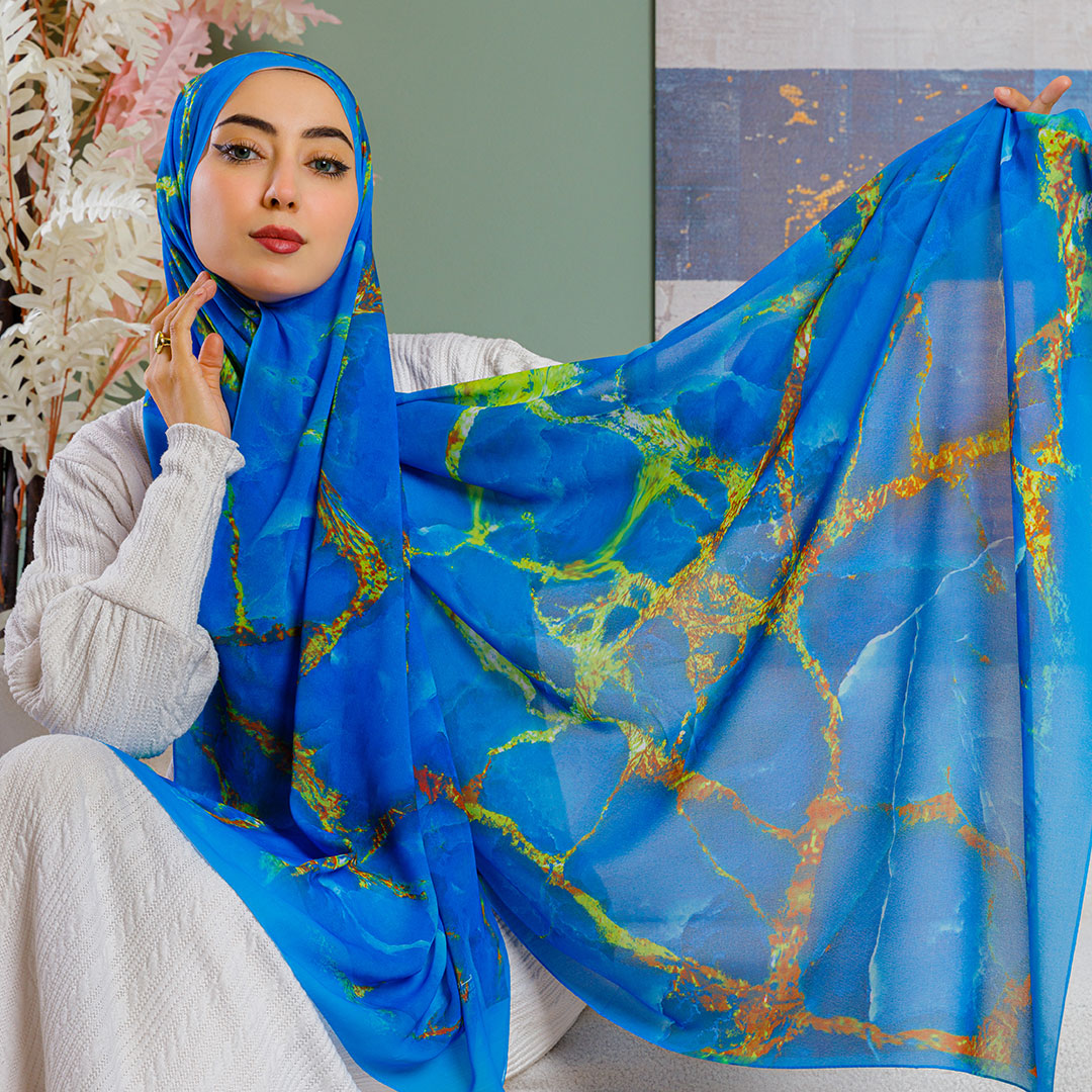شيلة شيفون - مطبوع