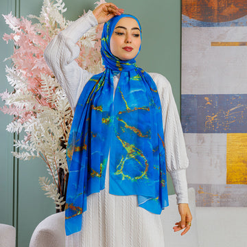 شيلة شيفون - مطبوع