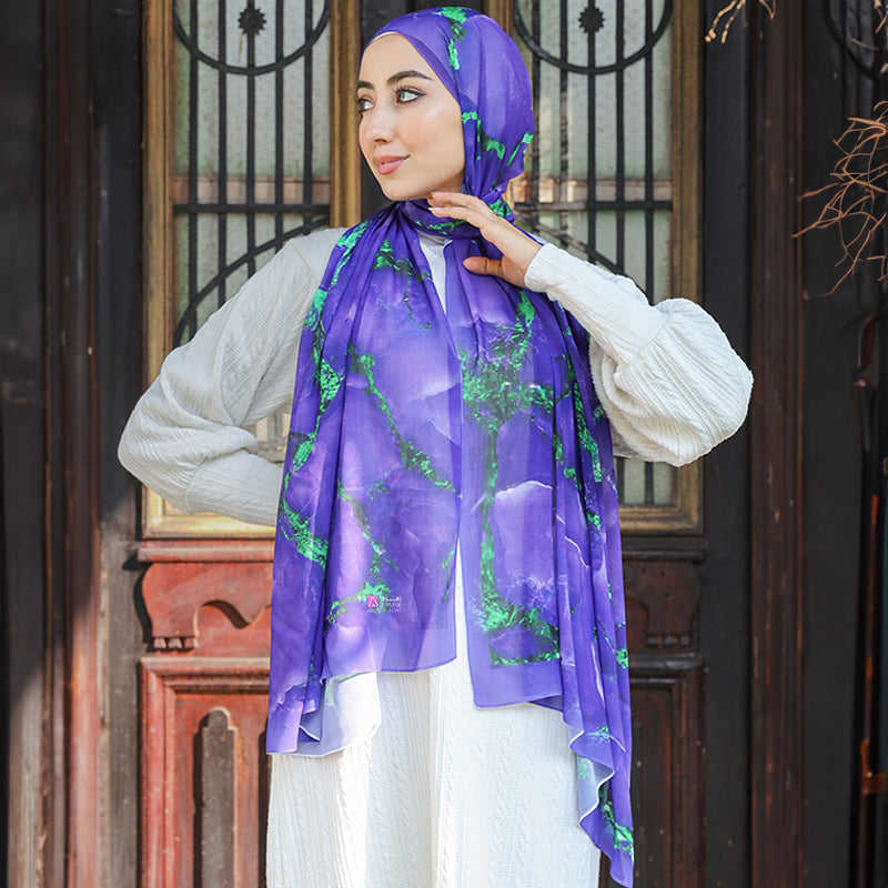 Chiffon Hijab -Printed
