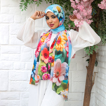 Chiffon Hijab -Printed