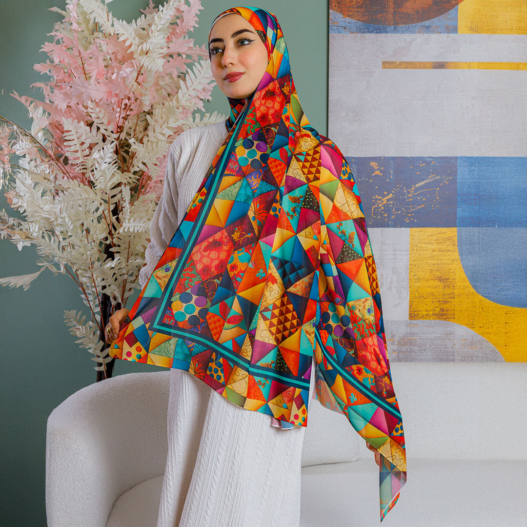 Chiffon Hijab -Printed