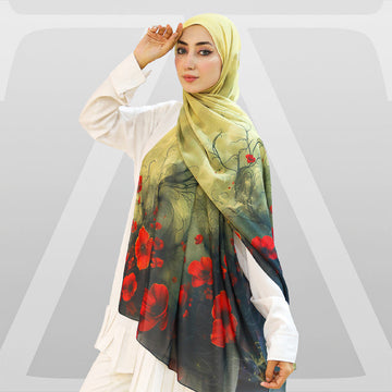 Chiffon Hijab -Printed