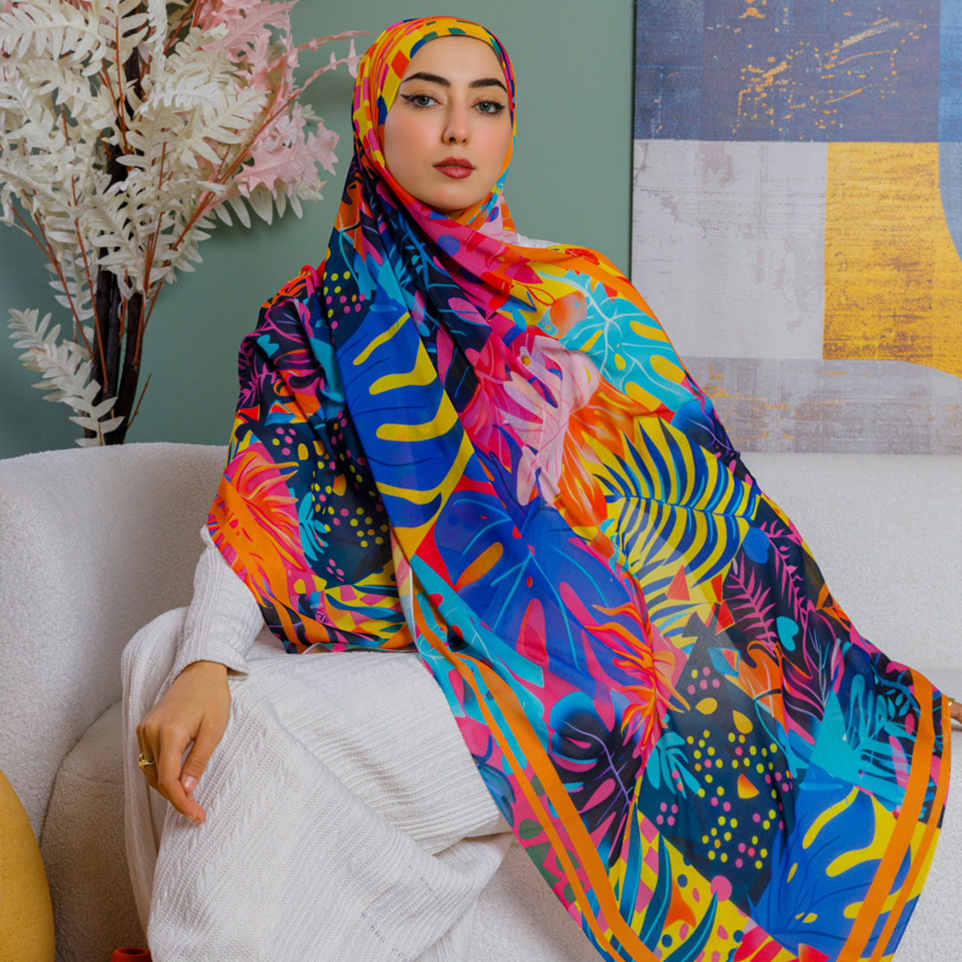 Chiffon Hijab -Printed
