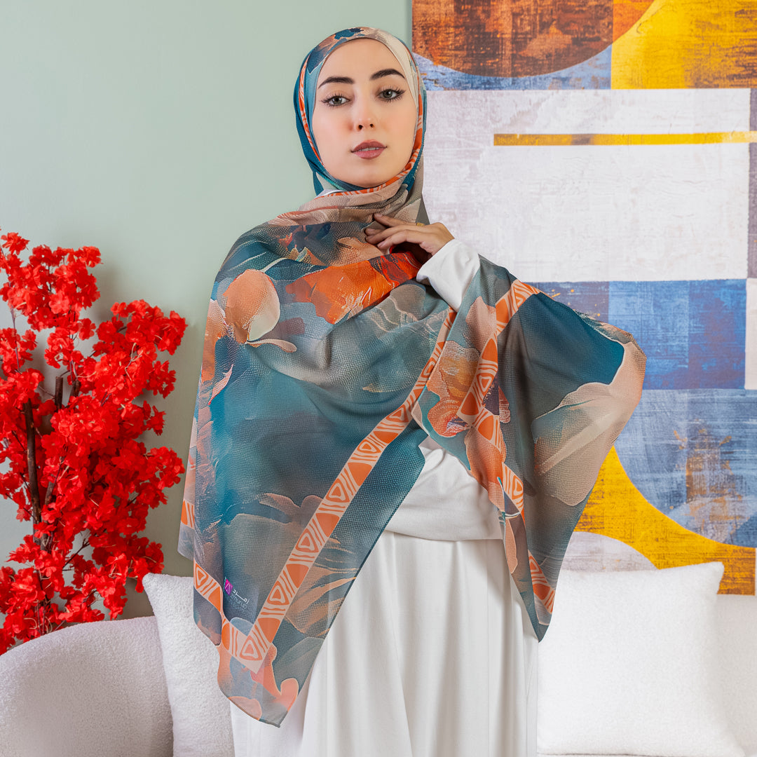 Chiffon Hijab -Printed