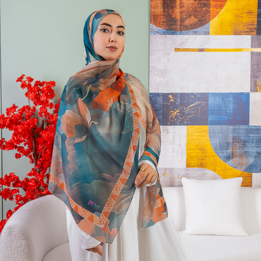Chiffon Hijab -Printed