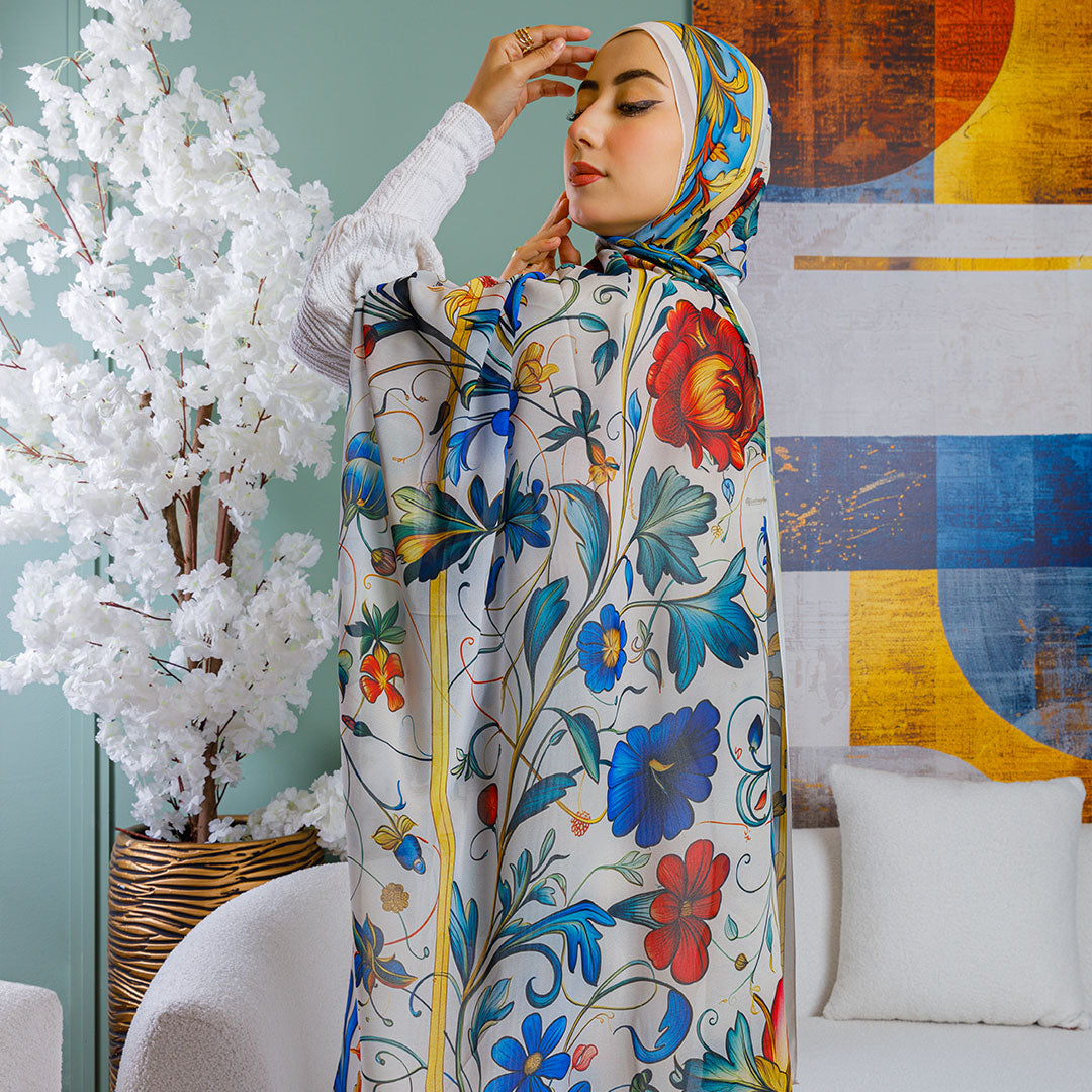 Chiffon Hijab -Printed
