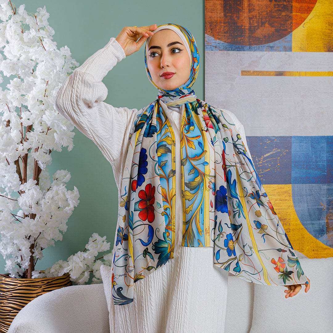 Chiffon Hijab -Printed