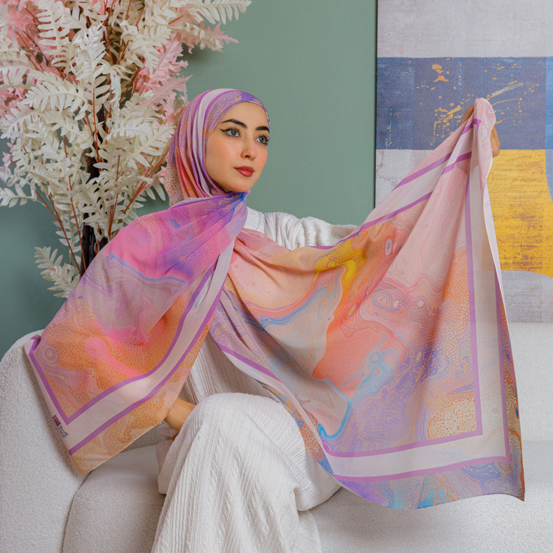 Chiffon Hijab -Printed