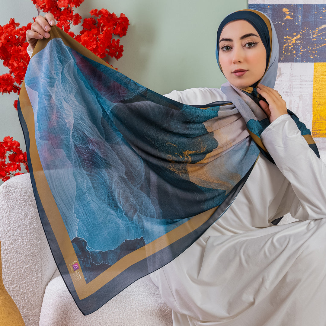 Chiffon Hijab -Printed